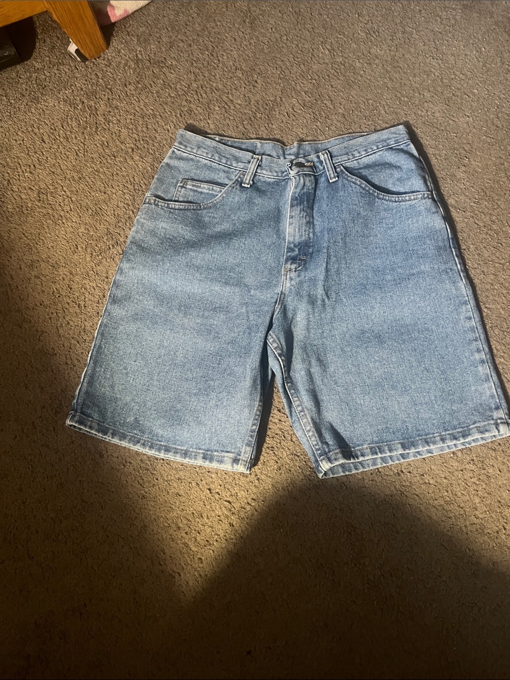 Men's Light Blue Denim Jean Shorts